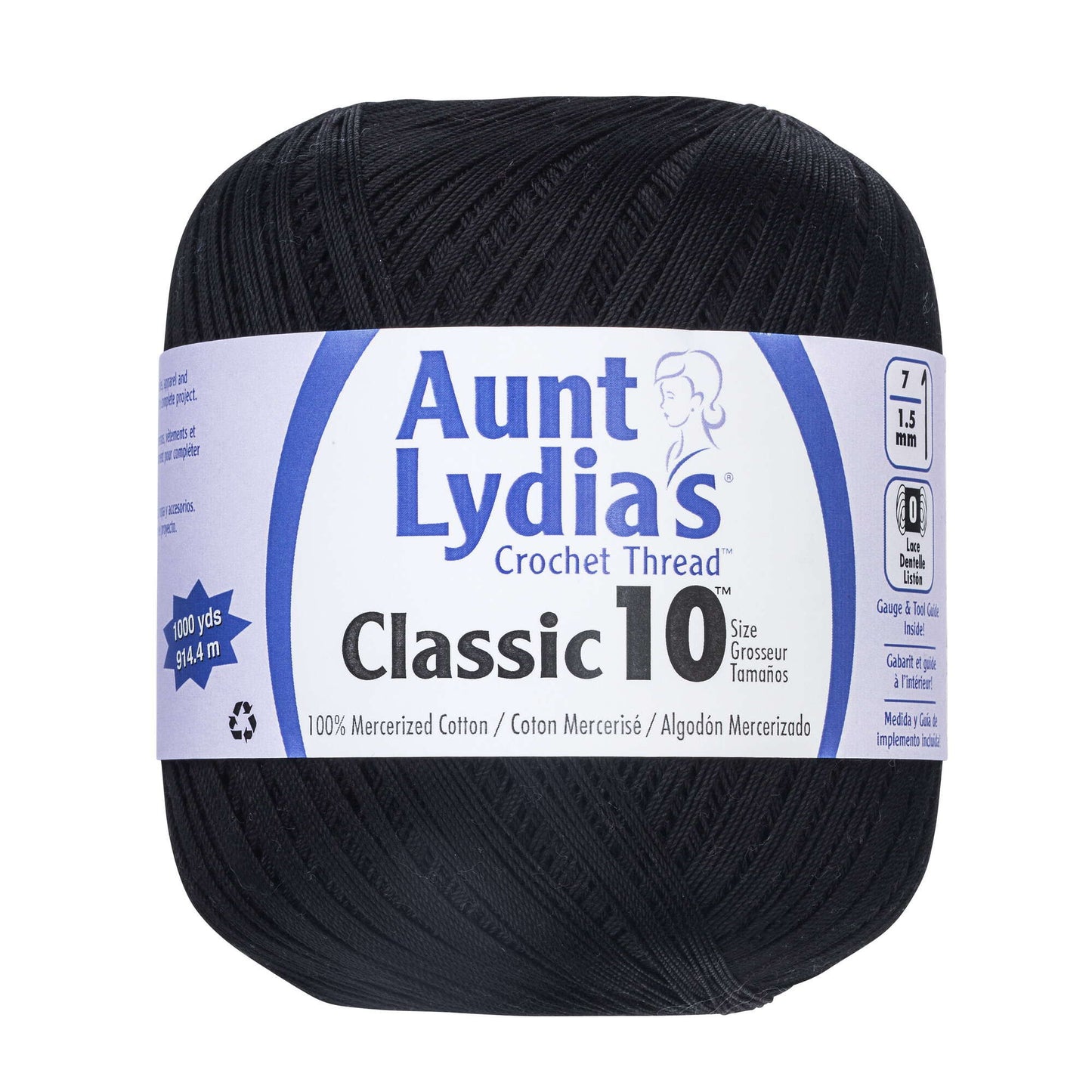Aunt Lydia's Classic Crochet Thread (Large) Size 10