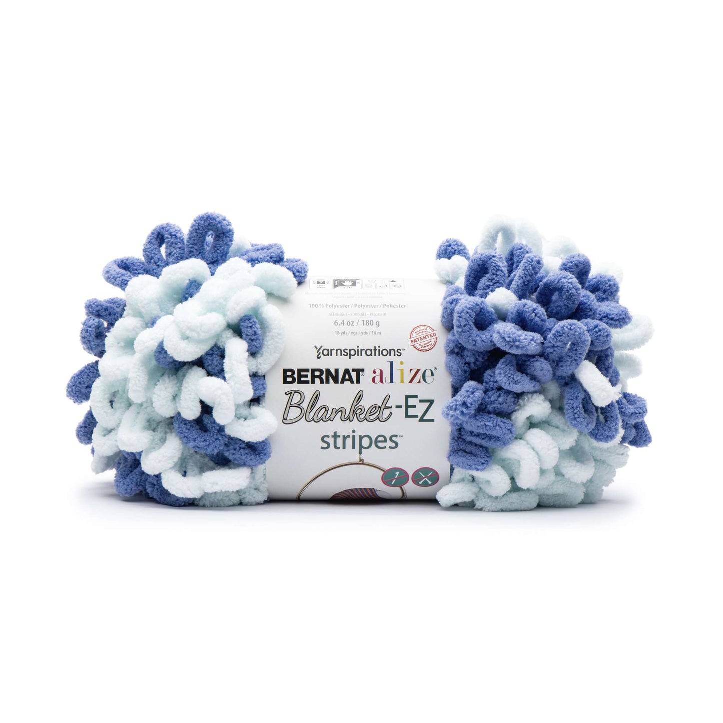 Bernat Alize Blanket-EZ Stripes Yarn