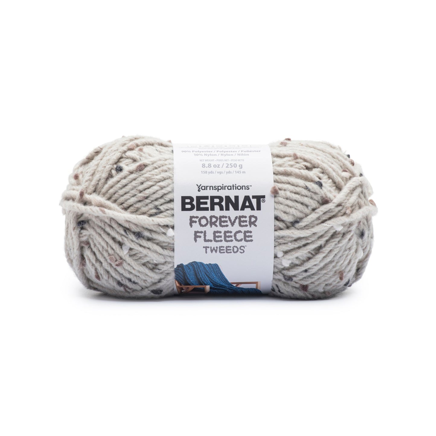 Bernat Forever Fleece Tweeds Yarn (250g/8.8oz) - Clearance shades