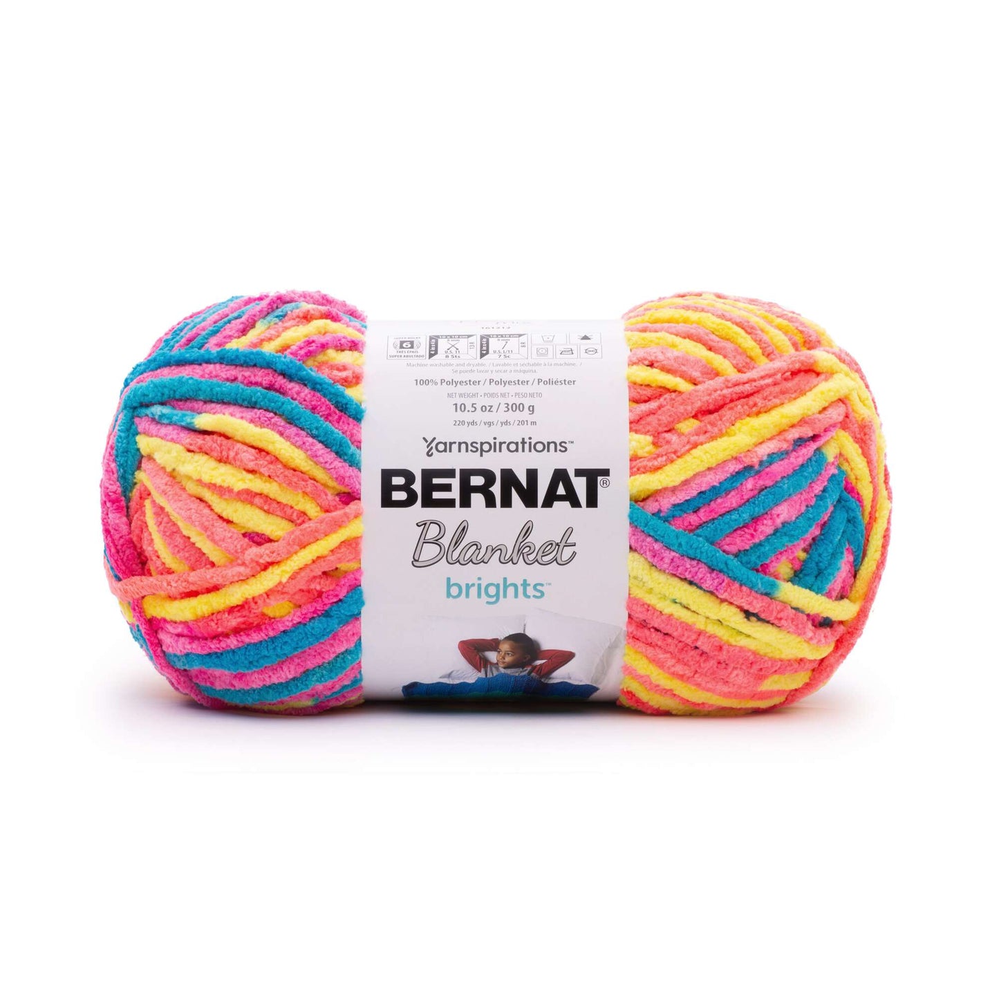 Bernat Blanket Brights Yarn (300g/10.5oz)