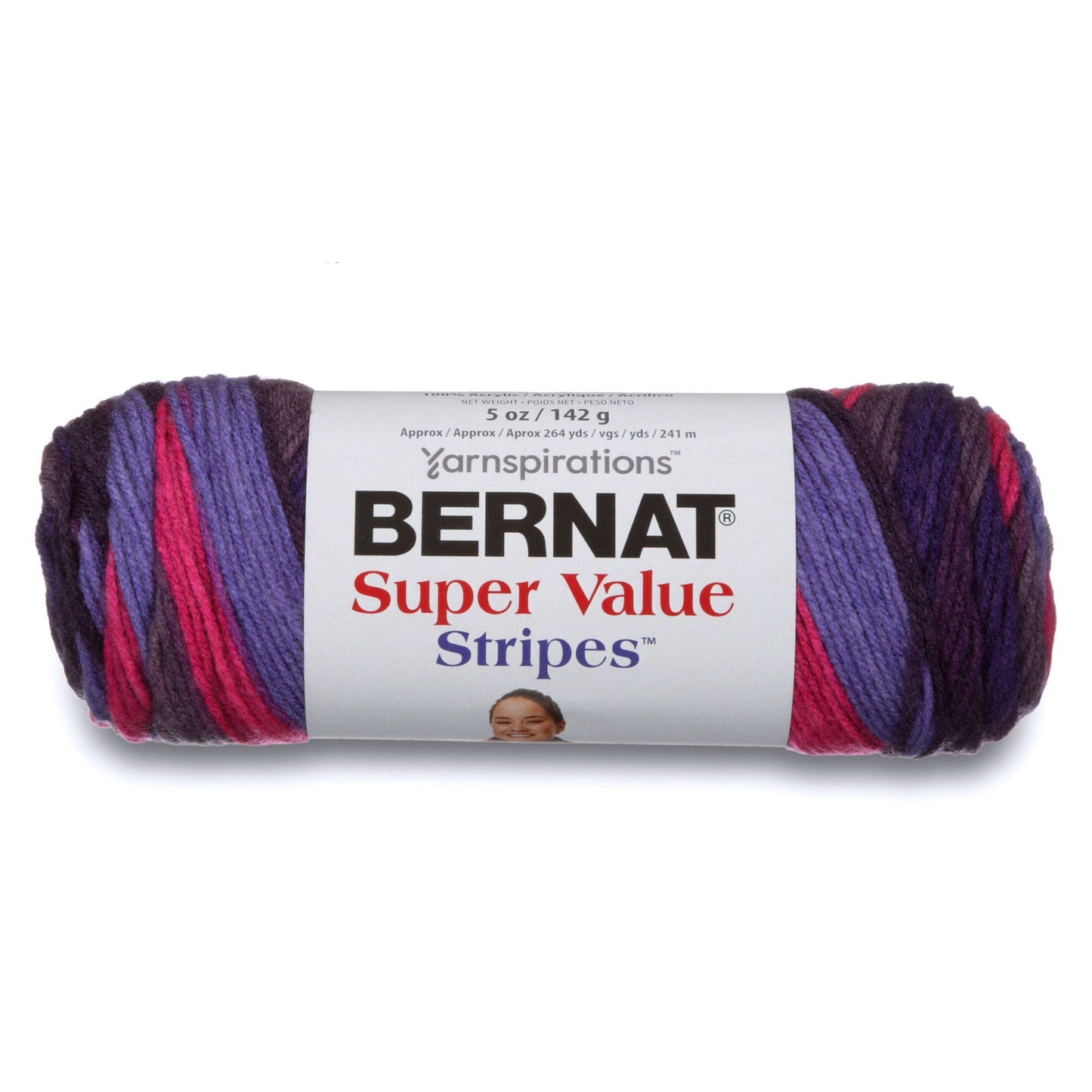 Bernat Super Value Stripes Yarn