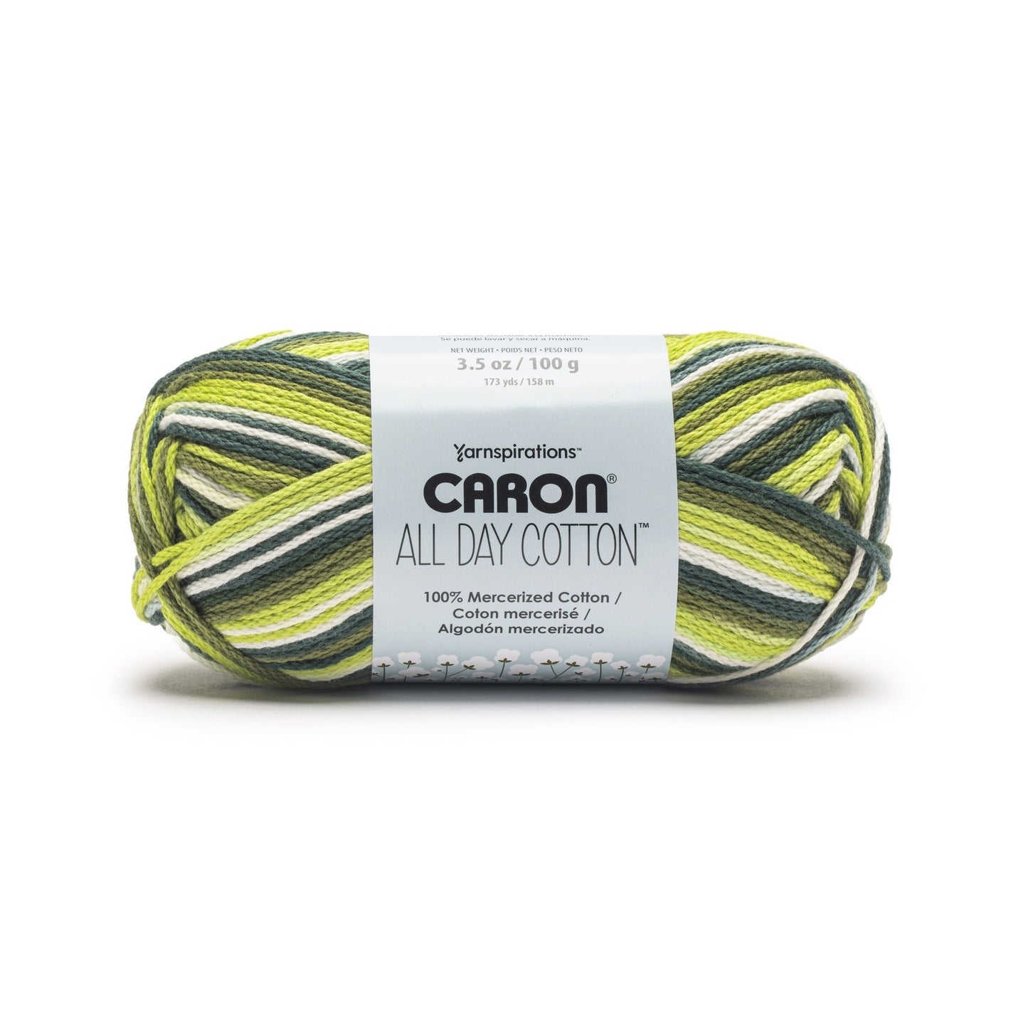 Caron All Day Cotton Prints Yarn (100g/3.5oz)