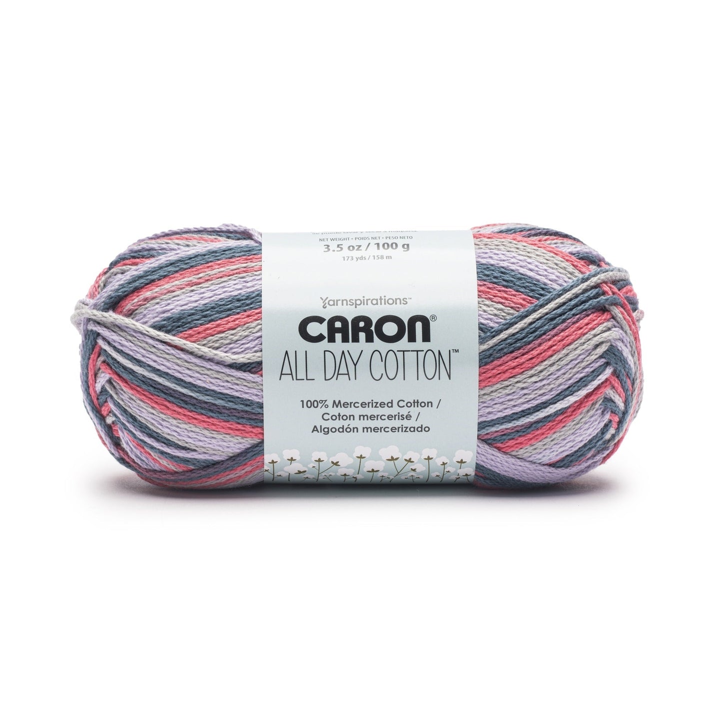 Caron All Day Cotton Prints Yarn (100g/3.5oz)