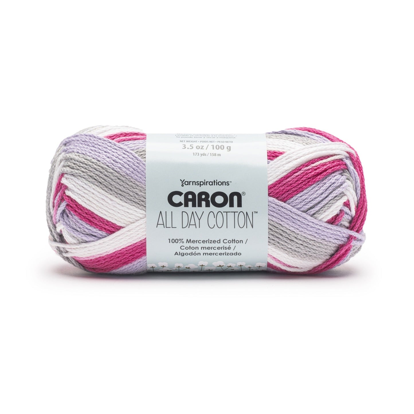 Caron All Day Cotton Prints Yarn (100g/3.5oz)