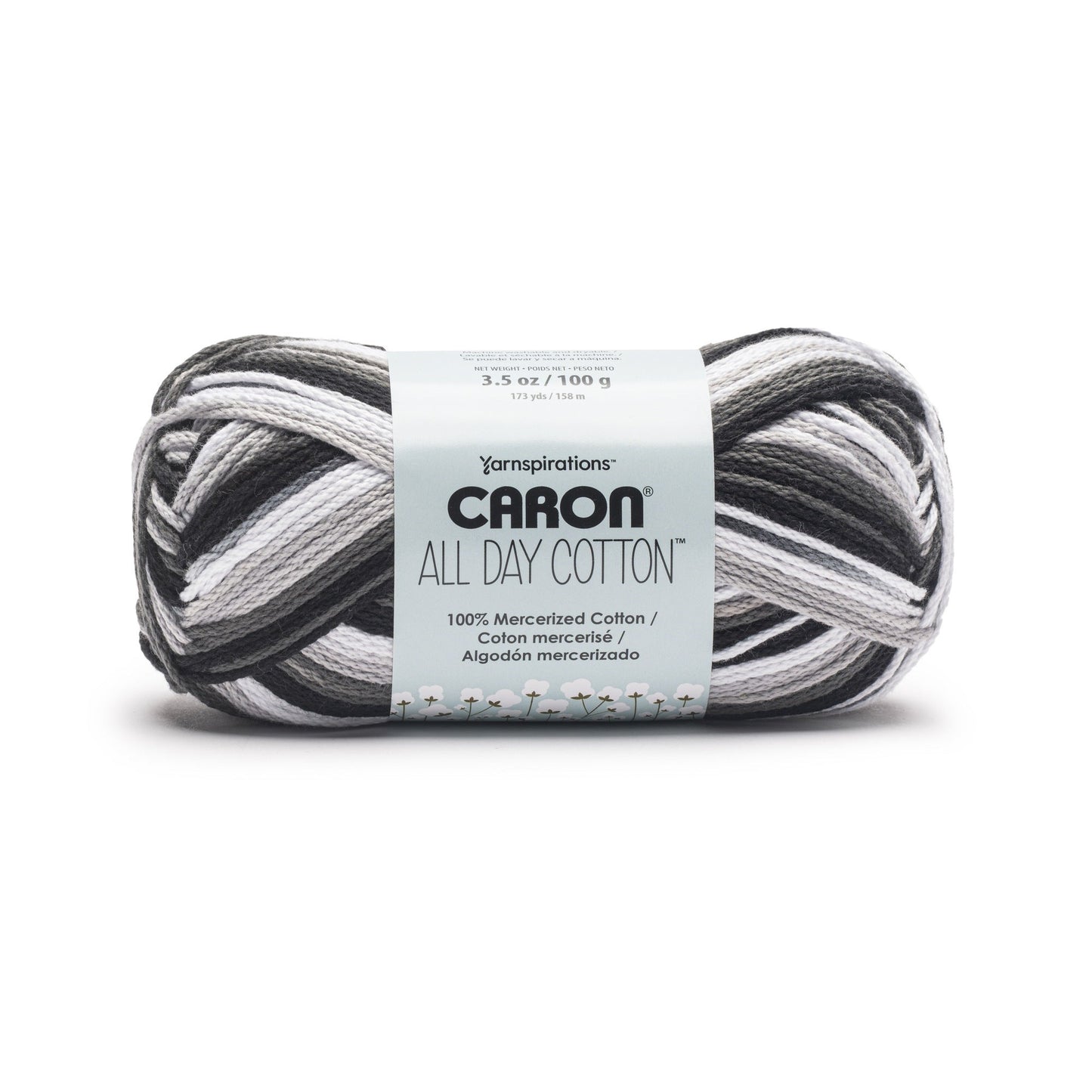 Caron All Day Cotton Prints Yarn (100g/3.5oz)