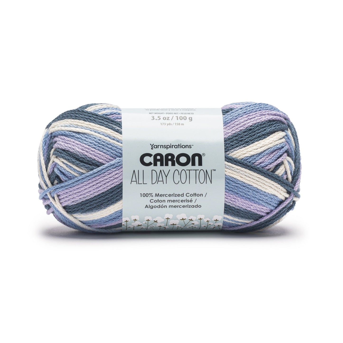 Caron All Day Cotton Prints Yarn (100g/3.5oz)