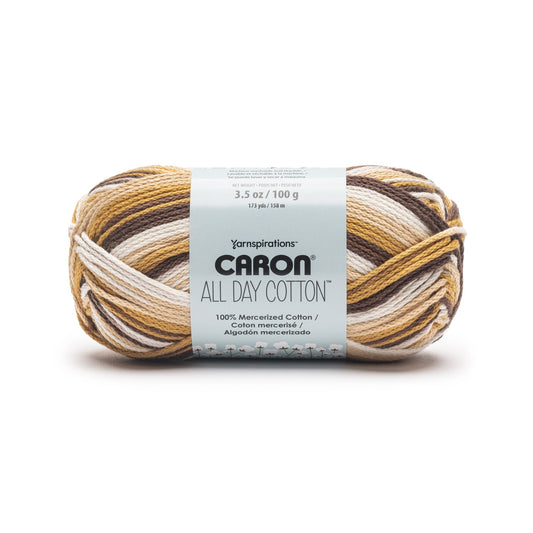 Caron All Day Cotton Prints Yarn (100g/3.5oz)