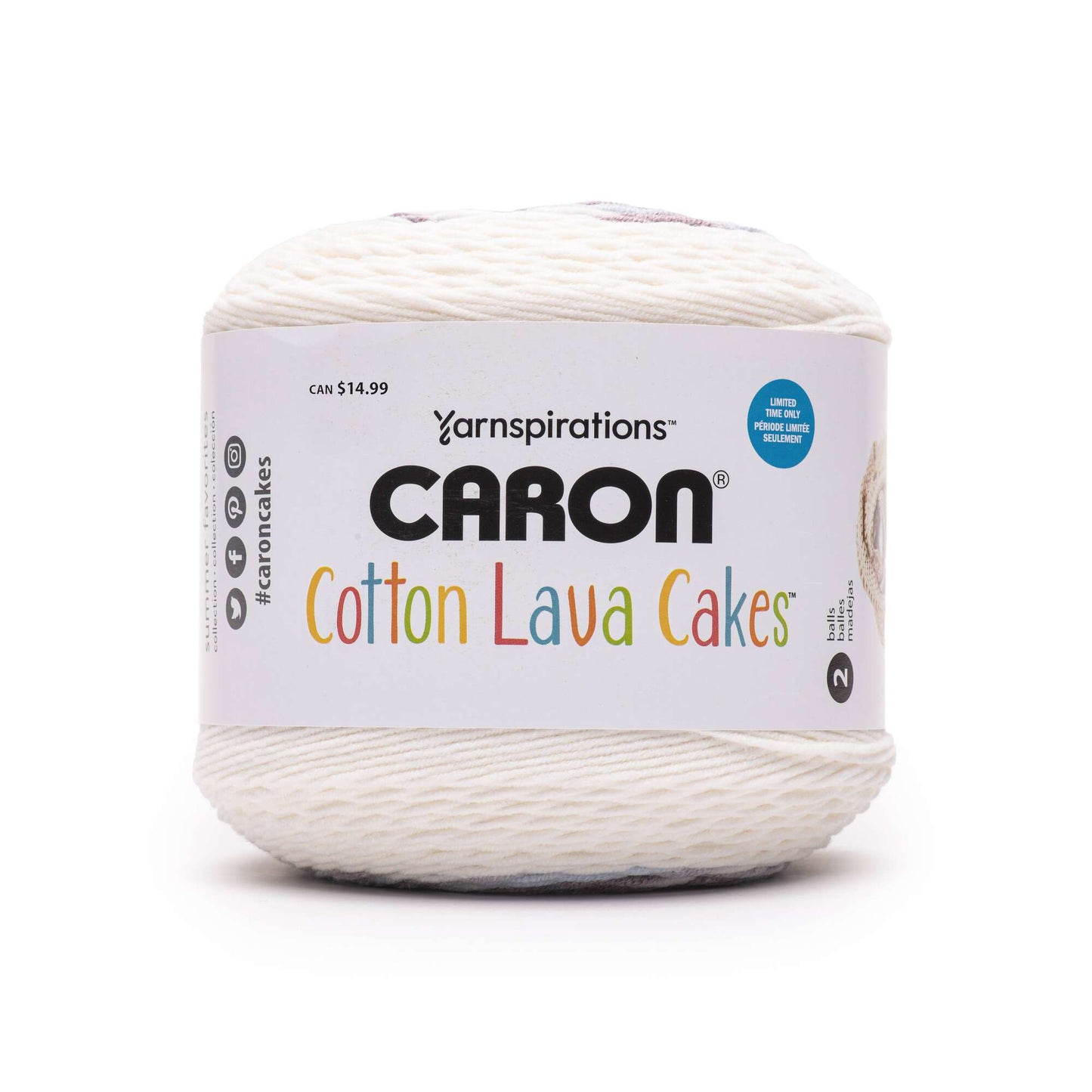 Caron Cotton Lava Cakes Yarn - Clearance shades