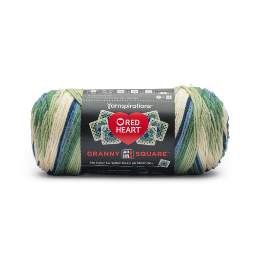 Red Heart All In One Granny Square Yarn (250g/8.8oz)