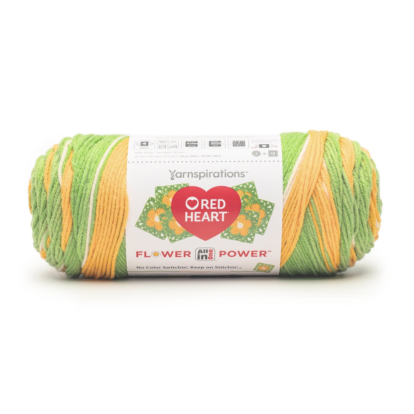 Red Heart All In One Flower Power Yarn (250g/8.8oz)