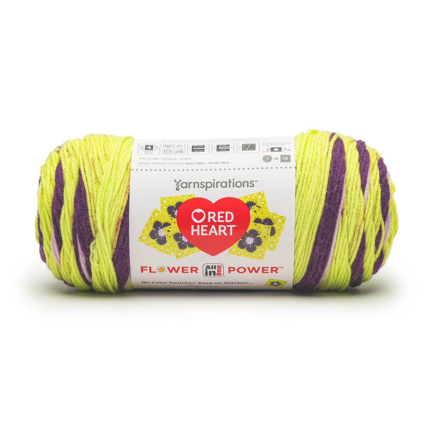 Red Heart All In One Flower Power Yarn (250g/8.8oz)