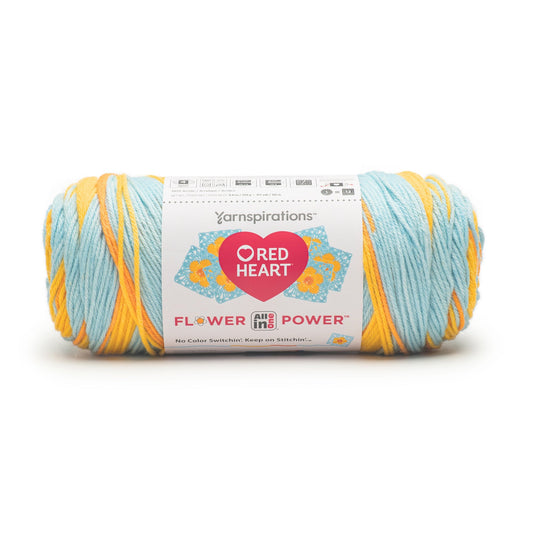 Red Heart All In One Flower Power Yarn (250g/8.8oz)