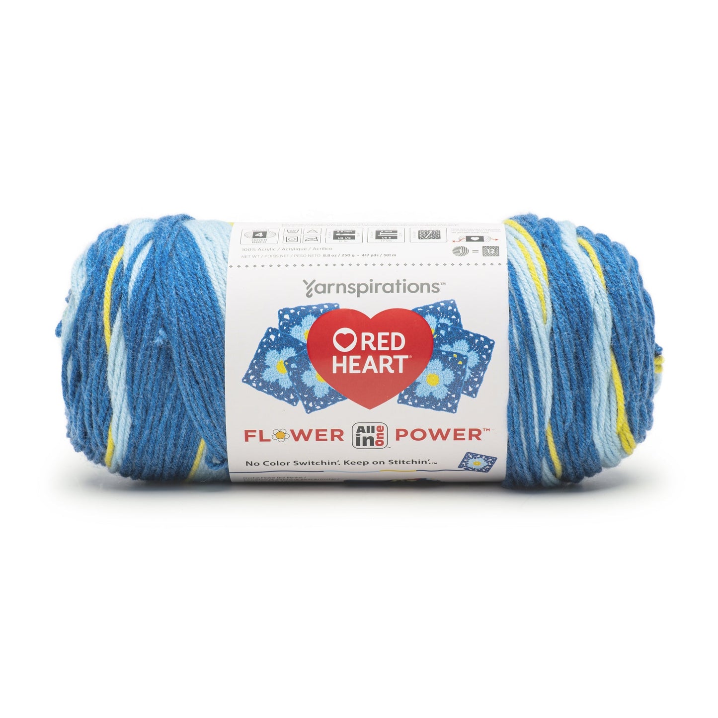 Red Heart All In One Flower Power Yarn (250g/8.8oz)
