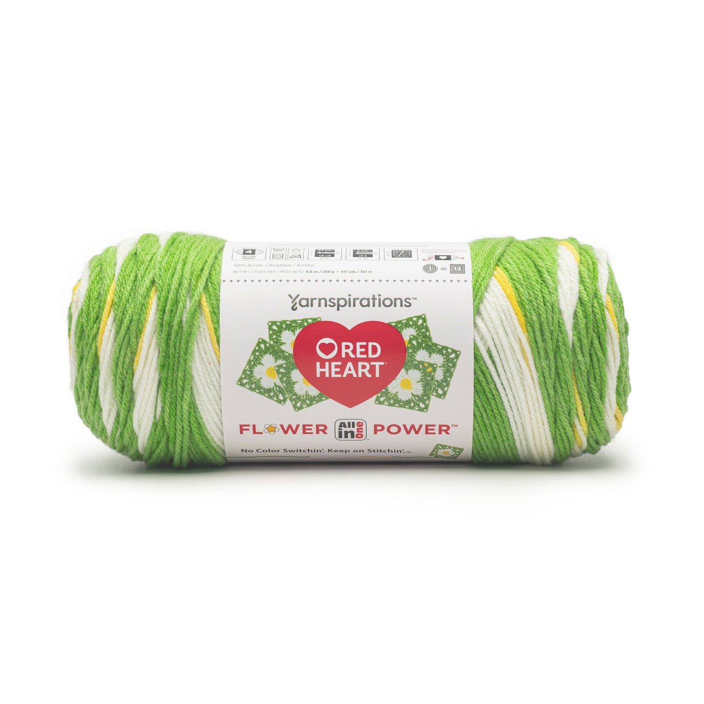 Red Heart All In One Flower Power Yarn (250g/8.8oz)