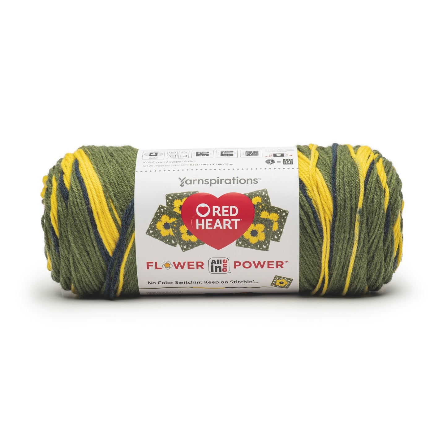 Red Heart All In One Flower Power Yarn (250g/8.8oz)