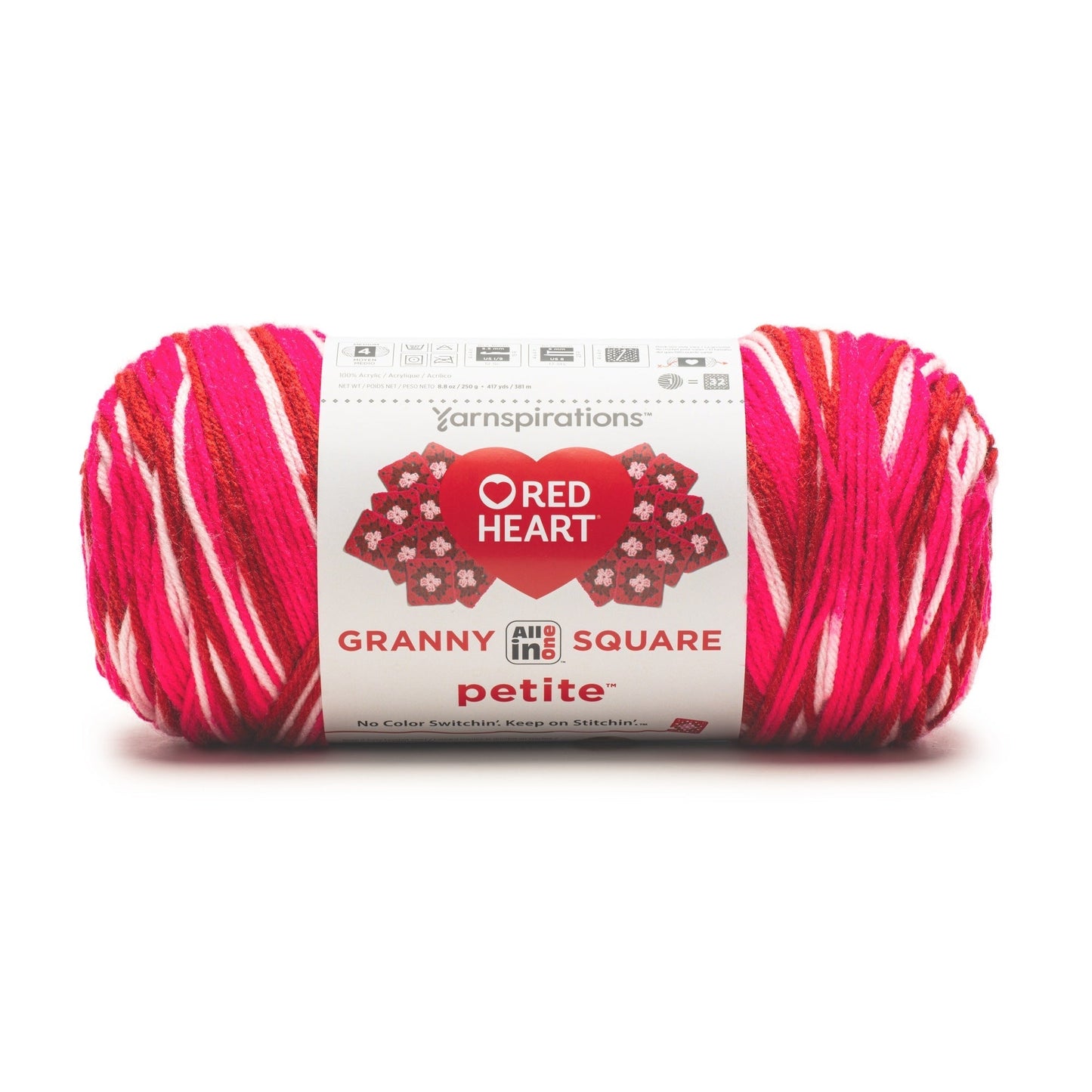 Red Heart All In One Granny Square Petite Yarn (250g/8.8oz)