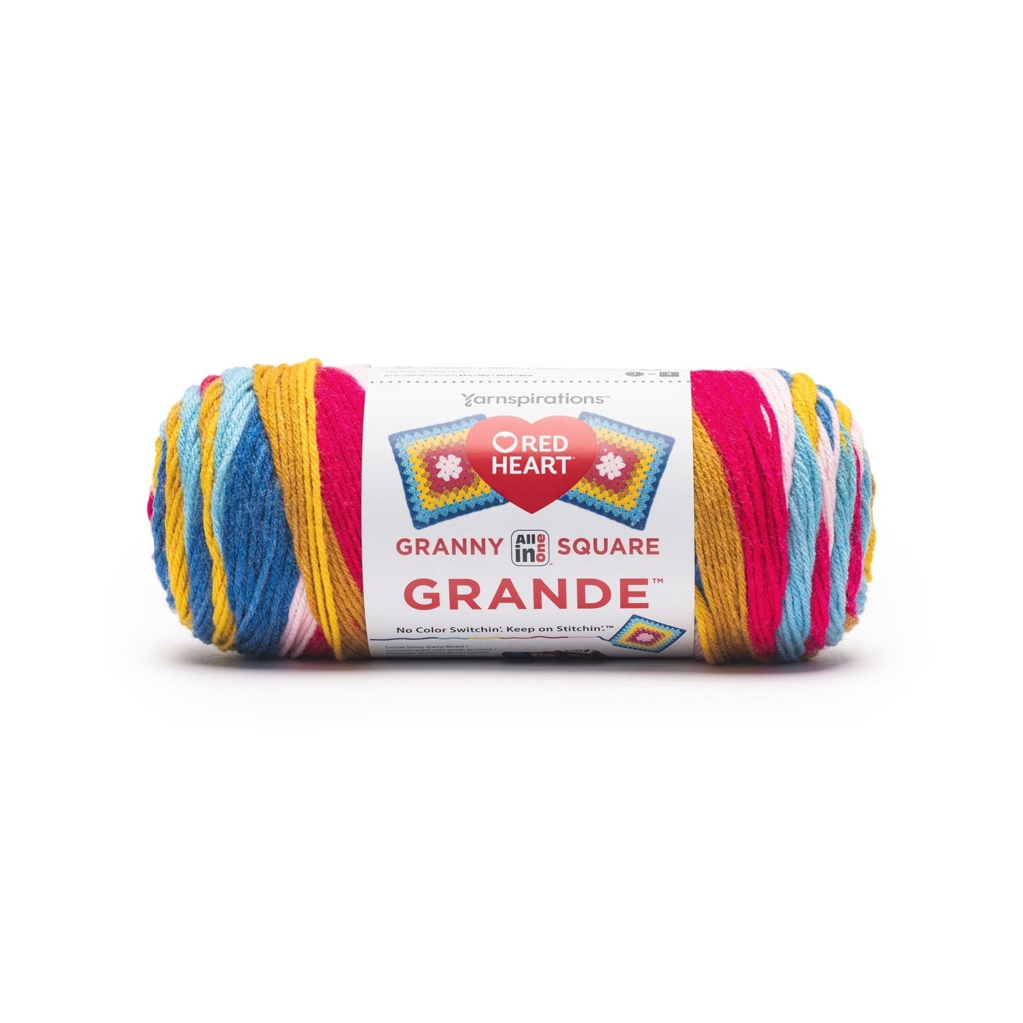 Red Heart All In One Granny Square Grande Yarn (250g/8.8oz)