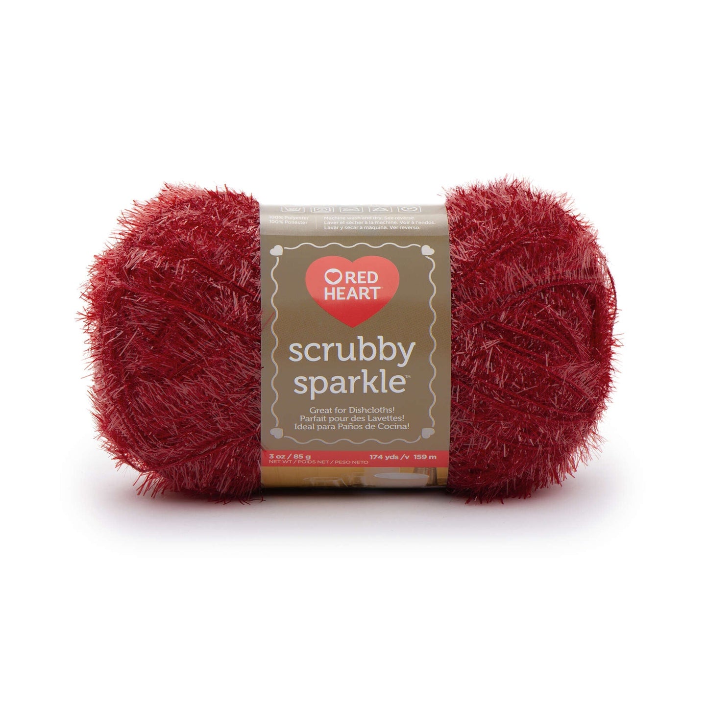 Red Heart Scrubby Sparkle Yarn