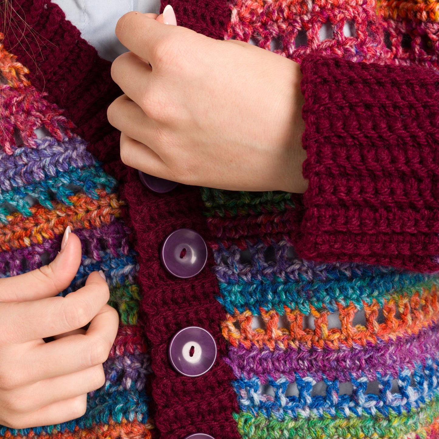 Red Heart Super Saver Bitty Stripes Yarn