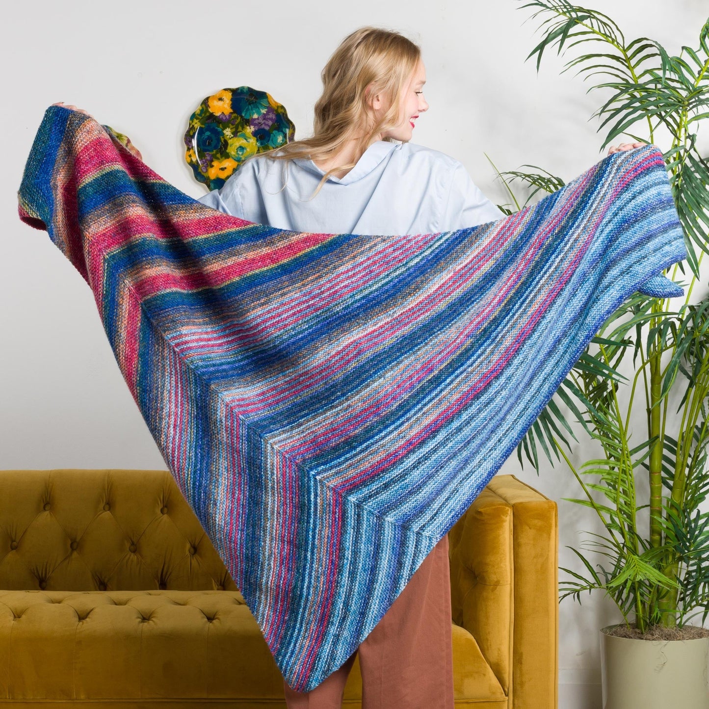 Red Heart Super Saver Bitty Stripes Yarn