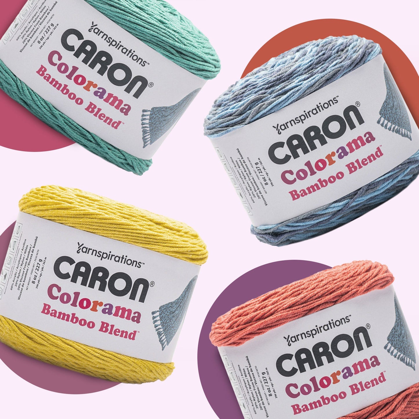 Caron Colorama Bamboo Blend Yarn (227g/8oz)